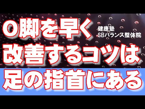 You are currently viewing O脚を早く改善するコツは足の指にある 大阪市阿倍野区昭和町「健康塾」